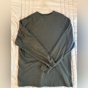 Puritan Men’s Olive Green Long Sleeve Top